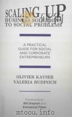 scaling up business solutions to social problemsa practical guide for social and corporate entrepren   PDF电子版封面     