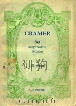 CRAMER 60 ausgewahlte Etuden     PDF电子版封面    CRAMER 
