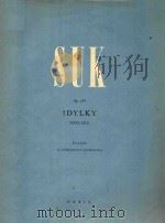 IDYLKY IDYLLES   1951  PDF电子版封面    SUK 