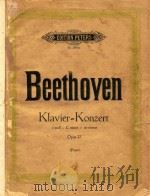 Konzert fur Klavier und Orchester mit Begleitung Eines Zweiten Klaviers     PDF电子版封面    Beethoven 