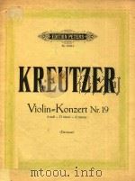 Kreutzer violin Nr.19(D moll)（1903 PDF版）