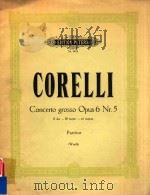 CORELLI   1962  PDF电子版封面    CONCERTO 