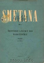 Sestero Listku Do Pamatniku Piano   1951  PDF电子版封面     