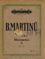 LOUTKY Ⅰ   1948  PDF电子版封面    B.MARTINU 