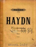 KLAVIERSTUCKE   1939  PDF电子版封面    HAYDN 