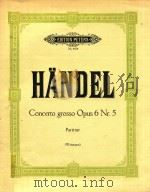 Concerto grosso Opus 6 Nr.5 fur Streichorchester（ PDF版）