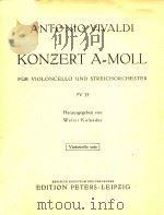 Violoncellokonzert PV 35 a-Moll A minor-la mineur   1968  PDF电子版封面    Vivaldi 