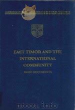 East Timor and the International Community Basic Documents（1997 PDF版）