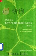 Making Environmental Laws Work-An Anglo American comparison（1998 PDF版）