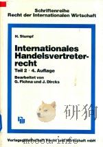 Internationales Handelsvertreterrecht Teil 2 Auslandisches Handelsvertreterrecht（1986 PDF版）