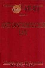Anti-Discrimination Law   1991  PDF电子版封面  1855211343   