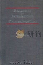 Dictionary of International & Comparative Law   1992  PDF电子版封面  0379204304  James R.Fox 