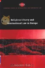 Religious Liberty and International Law in Europe（1997 PDF版）