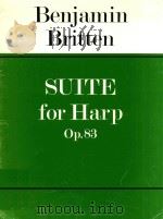 BENJAMIN BRITTEN SUITE FOR HARP OP.83（1970 PDF版）