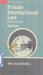 Private International Law(Conflict of Laws)   1979  PDF电子版封面  712116842  A.W.Scott 