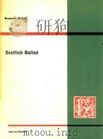 SCOTTISH BALLAD FOR TWO PIANOS AND ORCHESTRA OP·26     PDF电子版封面    BENJAMIN BRITTEN 