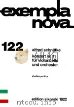 Konzert nr. 1 Für violoncello und orchester   1991  PDF电子版封面     