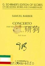 Concerto for violoncello and orchestra:op. 22   1950  PDF电子版封面  0793561817  Samuel Barber 
