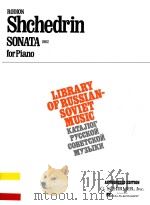 Sonata (1962) For piano（1976 PDF版）