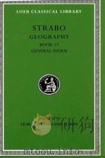 STRABO GEOGRAPHY BOOK XVII GENERAL INDEX（1949 PDF版）