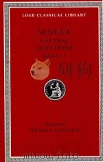 SENECA NATURAL QUESTIONS BOOKS I-III（1971 PDF版）