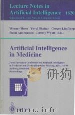 Artificial intelligence in medicine proceedings（1999 PDF版）