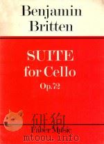 SUITE FOR CELLO OP.72（ PDF版）