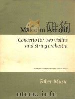 CONCERTO FOR TWO VIOLONS AND STRING ORCHESTRA（ PDF版）