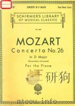 CONCERTO NO.26 IN D MAJOR FOR THE PIANO（1929 PDF版）