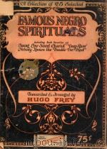 FAMOUS NEGRO SPIRITUALS（1924 PDF版）