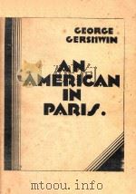 AN AMERICAN IN PARIS     PDF电子版封面     