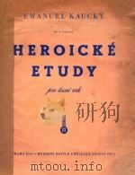 HEROICKE ETUDY   1947  PDF电子版封面     