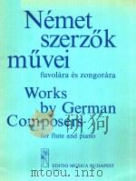 MUVEI FUVOLARA ES ZONGORARA WORKS BY GERMAN COMPOSERS FOR FLUTE AND PIANO     PDF电子版封面    NEMET SZERZOK 