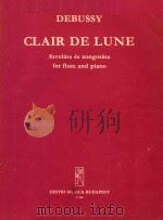 CLAIR DE LUNE   8  PDF电子版封面     
