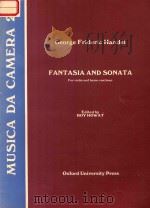 GEORGE FRIDERIC HANDEL FANTASIA AND SONATA FOR VIOLIN AND BASSO CONTINUO     PDF电子版封面    ROY HOWAT 