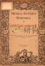 MUSICA AMTIQUA BOJEMICA 11     PDF电子版封面     