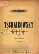 OPUS 26 FOR VIOLINE UND ORCHESTER     PDF电子版封面    P.TSCHAIKOWSKY 