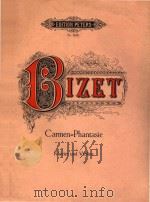 PHANTASIE UBER MOTIVE AUS GARMEN OPER IN 4 AKTEN     PDF电子版封面    GEORGES BIZET 