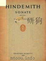 SONATE  fur Violomcello und Klavier von  Paul Hindemith Op.11 Nr.3   1986  PDF电子版封面    Paul Hindemith 