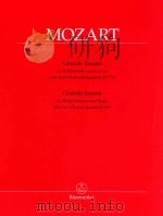 W.A.MOZART GRANDE SONATE FOR B-FLAT CLARINET AND PIANO AFTER THE CLARINET QUINTET K.581     PDF电子版封面    CHRISTOPHER HOGWOOD 