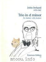 TRIO IN D MINOR FOR CLARINET CELLO & PIANO（ PDF版）