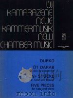 FIVE PIECES FOR TUBA AND PIANO   11  PDF电子版封面    DURKO ZSOLT 