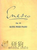 SUITE POUR PIANO OP.10     PDF电子版封面     