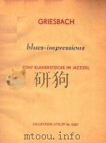 BLUES-IMPRESSIONS     PDF电子版封面    KARL RUDI GRIESBACH 