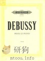 CLAUDE DEBUSSY POUR LE PIANO     PDF电子版封面    KLEMM 