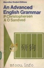 AN ADVANCED ENGLISH GRAMMAR（1969 PDF版）