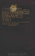 Ⅻ INTERNATIONAL SYMPOSIUM ON MULTIPARTICLE DYNAMICS 1981（1982 PDF版）