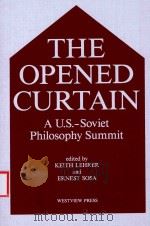 THE OPENED CURTAIN A U.S.-SOVIET PHILOSOPHY SUMMIT（1991 PDF版）