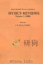 PHYSICS REVIEWS VOLUME 2(1980)   1980  PDF电子版封面  371860017X   