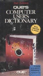 QUE'S COMPUTER USER'S DICTIONARY SECOND EDITION（1991 PDF版）